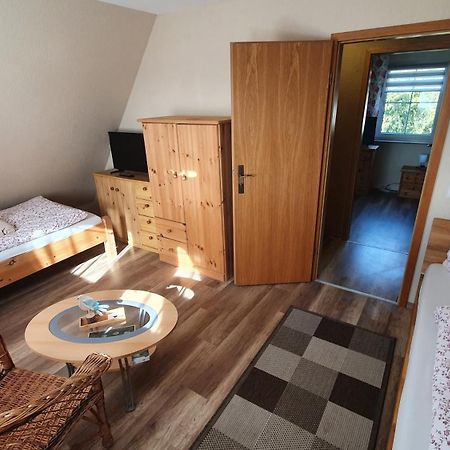 Pension Am Silberberg Gartz Esterno foto